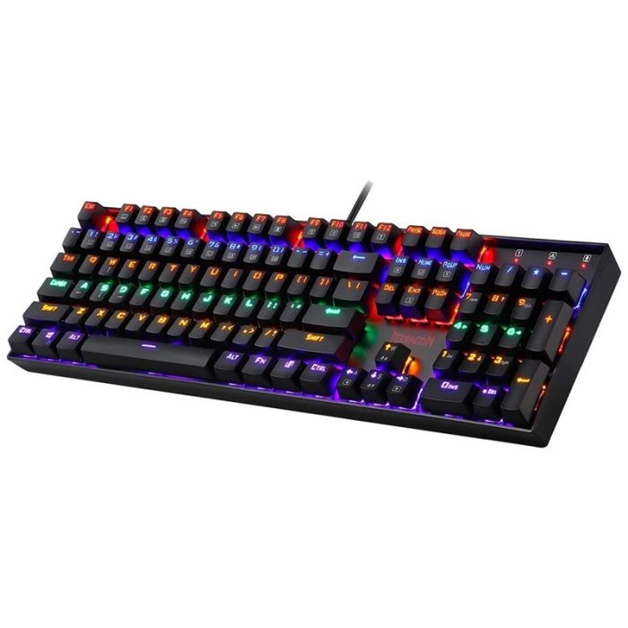 Clavier Gamer Filaire REDRAGON MITRA K551 RGB V2 Switches Bleu - Noir