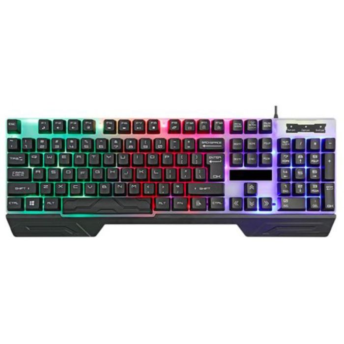 Clavier Gamer Filaire Semi Mécanique KB-100 AZERTY RGB - Noir