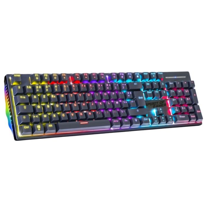 Clavier Gamer Filaire SPIRIT OF GAMER XPERT-K250 RGB - Noir