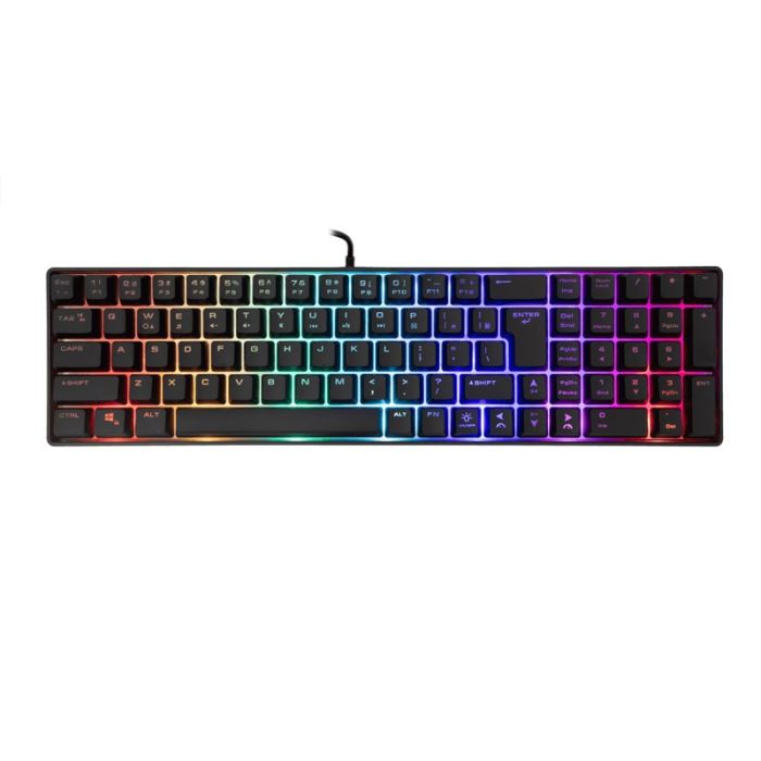 Clavier Gamer Filaire WHITE SHARK GK-001114 GLADIUS – Noir
