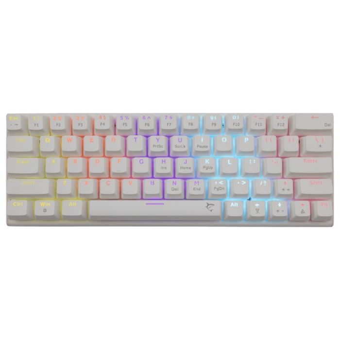 Clavier Gamer Filaire WHITE SHARK WAKIZASHI Switches Rouge - Blanc
