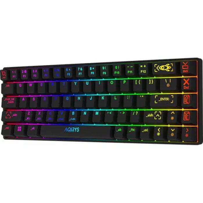 Clavier Gamer Mécanique AQIRYS MIRA 100% Anti-ghosting RGB - Noir