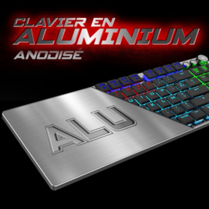 Clavier Gamer Sans Fil SPIRIT OF GAMER XK1300RF RGB - Noir