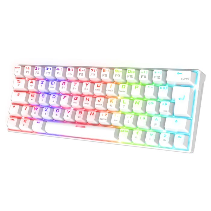 Clavier Gamer Sans Fil SPIRIT OF GAMER XPERT-K200 RGB - Blanc