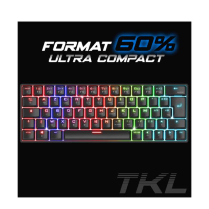 Clavier Gamer SPIRIT OF GAMER XPERT-K200 RGB - Noir