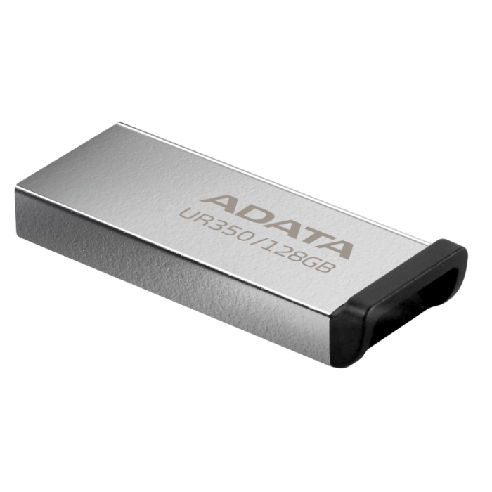 Clé USB ADATA UR350 128Go USB 3.2 - Silver&Noir