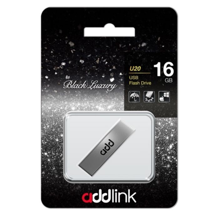 Clé USB ADDLINK U20 16Go USB 2.0 - Argent