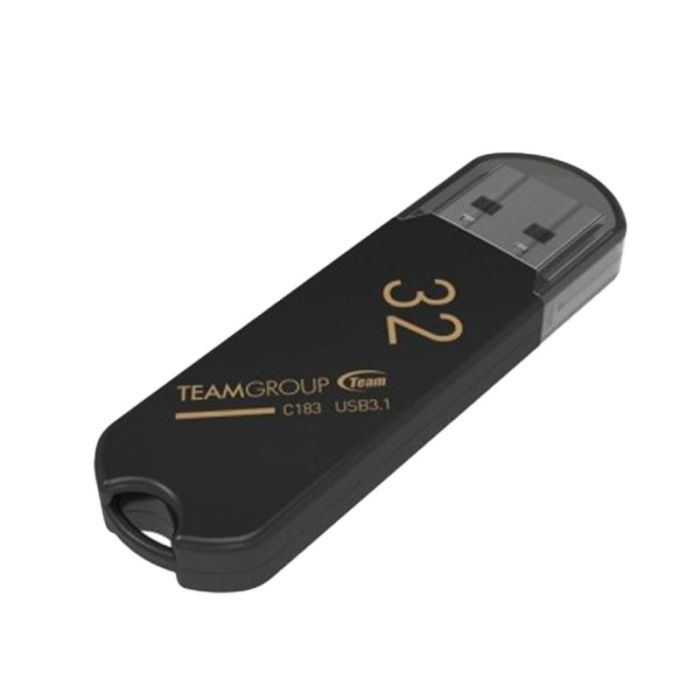 Clé USB TEAM GROUP C183 32 Go USB 3.1 - Noir (TC183332GB01)