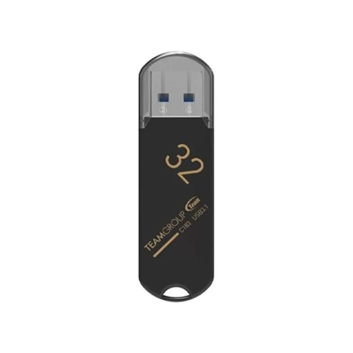 Clé USB TEAM GROUP C183 32 Go USB 3.1 - Noir (TC183332GB01)