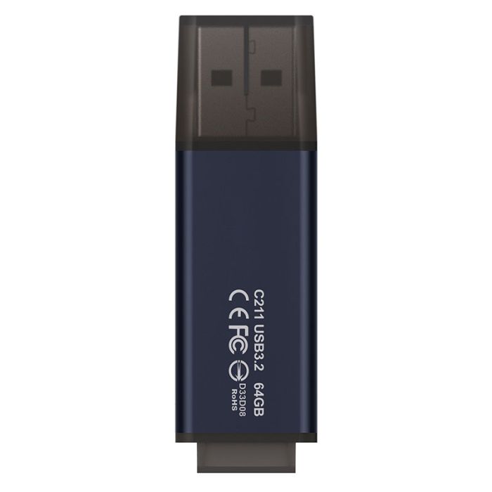 Clé USB TEAM GROUP C211 64Go USB 3.2 - Bleu