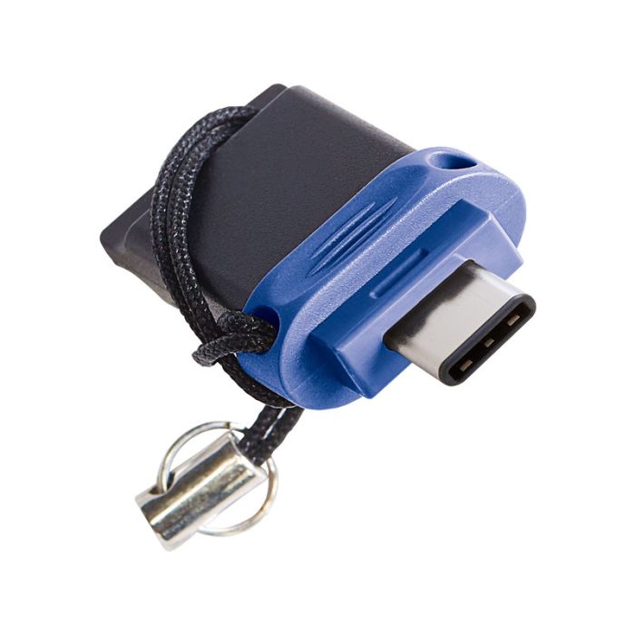 Clé USB VERBATIM Dual 32Go USB 3.2 (USB-C/USB-A) - Bleu