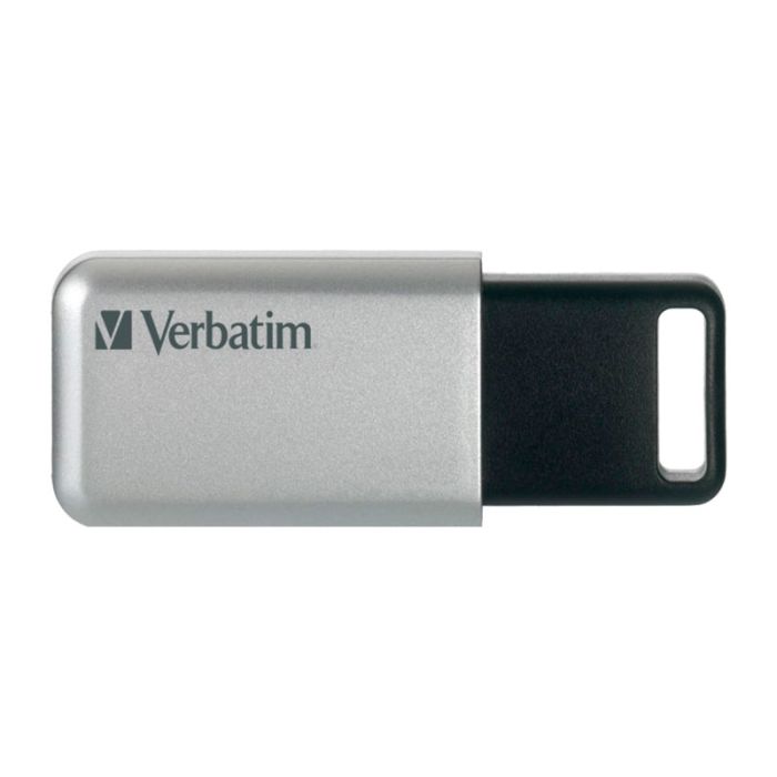 Clé USB VERBATIM Secure Pro 16Go USB 3.2 - Silver&Noir