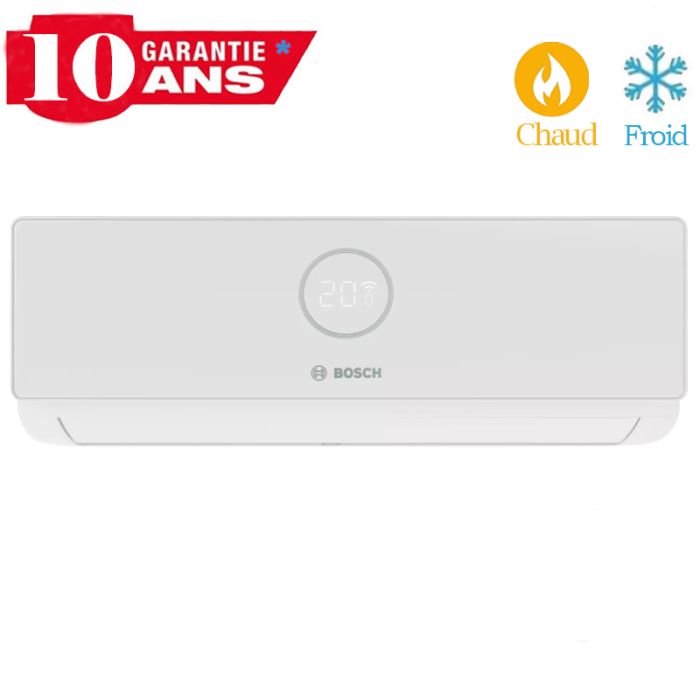 Climatiseur Inverter BOSCH S5000I 12000BTU Chaud/Froid - Garantie 10ans