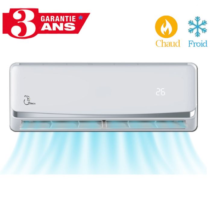 Climatiseur Inverter COALA 12000 BTU Chaud / Froid - Garantie 3 ans