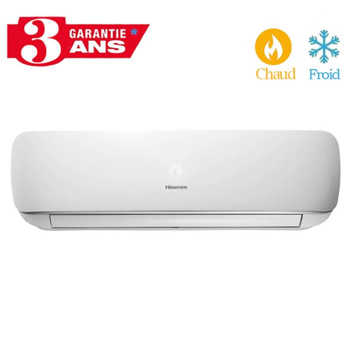 Climatiseur Inverter HISENSE 12000 BTU Chaud/Froid - Garantie 3ans