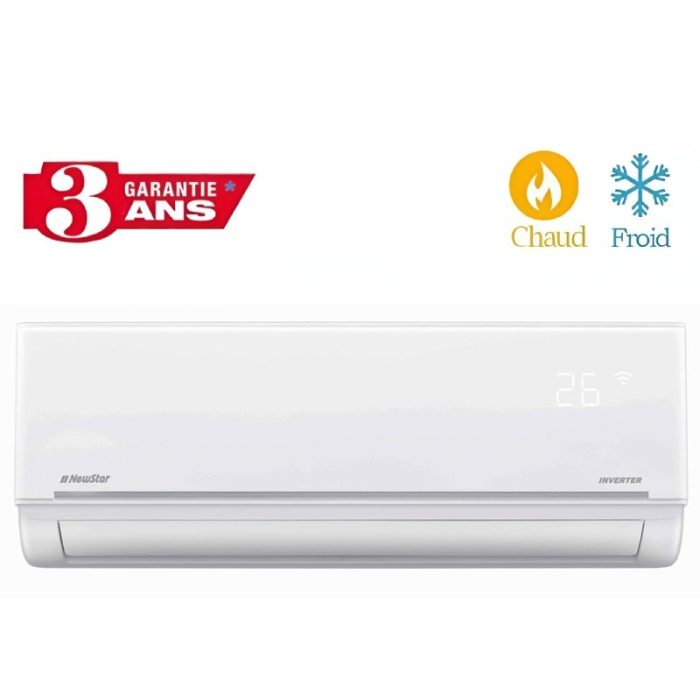 Climatiseur Inverter NewStar 12000 BTU Chaud /Froid - Garantie 3 ans