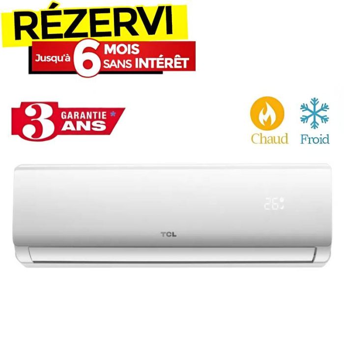 Climatiseur TCL 18000 BTU Chaud Froid - Garantie 3 ans