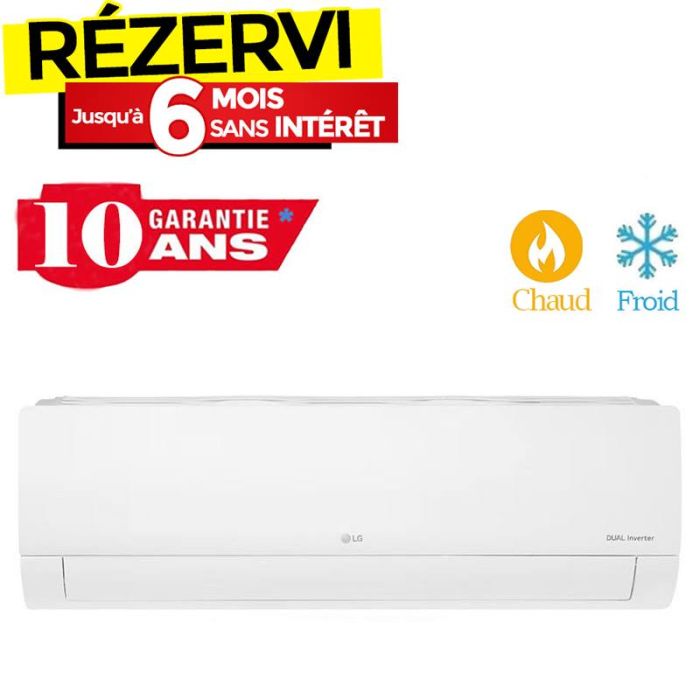 Climatiseur Dual Inverter LG 18000BTU Chaud/Froid - Garantie 3ans