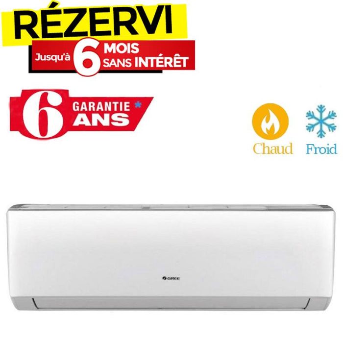 Climatiseur GREE Tropicalisé 18000BTU Chaud / Froid - Garantie 3 ans