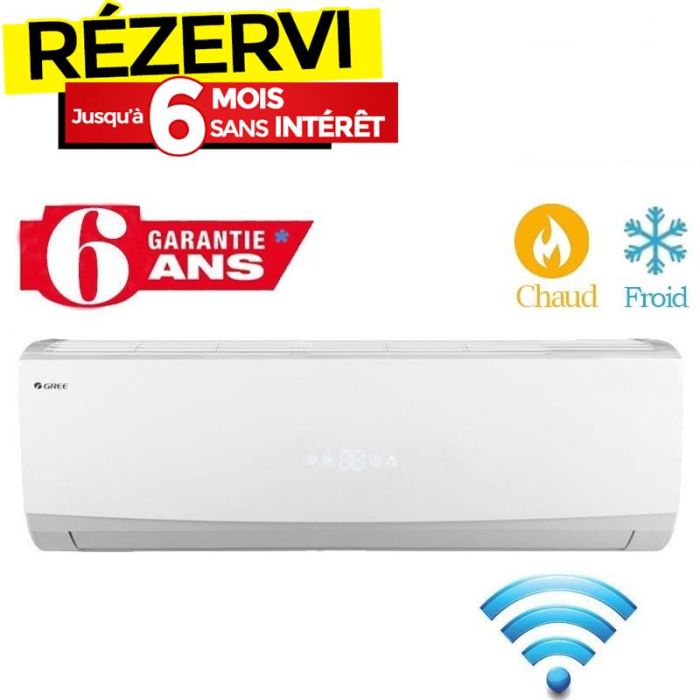 Climatiseur Inverter GREE Tropicalisé 18000 BTU Chaud/Froid Smart - Garantie 3ans