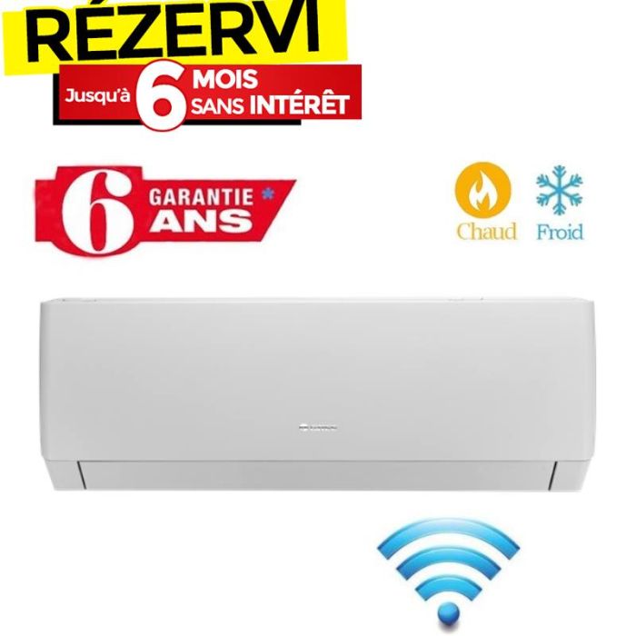 Climatiseur Inverter GREE Tropicalisé 9000 BTU Chaud/Froid Smart - Garantie 3ans