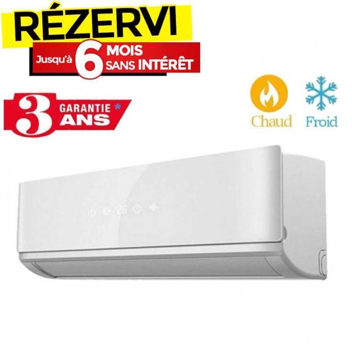Climatiseur SABA 12000 BTU Chaud/Froid - Garantie 3 ans