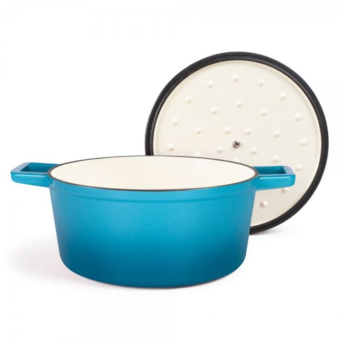 Cocotte Ronde LIVOO 4L - Bleu