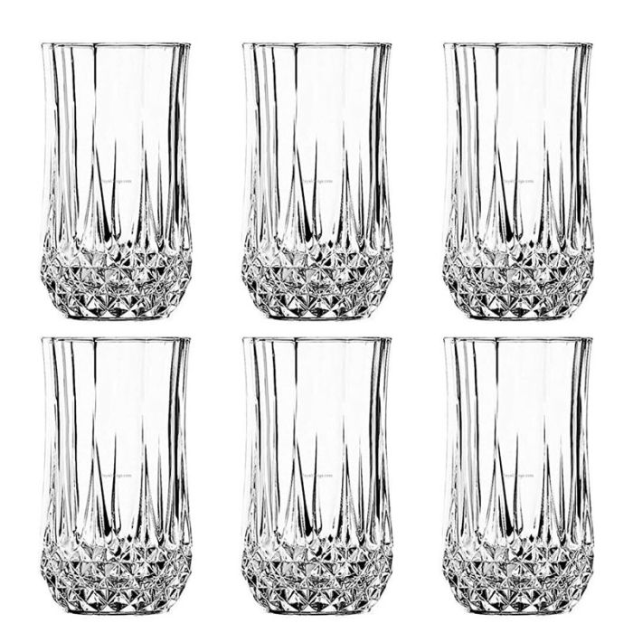 Coffret 6 Gobelets CRISTAL D'ARQUE LONGCHAMP FH 28 cl