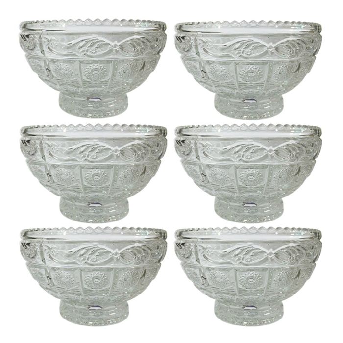 Coffret de 6 Bols à Fruits En Verre CITY GLASS Czech