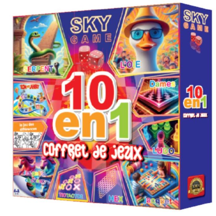 Coffret De Jeux 10EN1 SKY Game