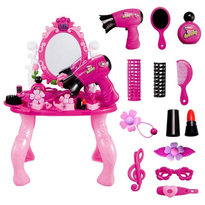 Coiffeuse Musicale Pour Enfants - Rose (6945450223101)