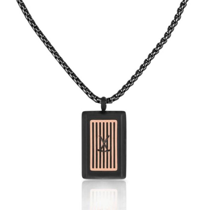 Collier Femme POLO SANTA BARBARA - Noir & Rose Gold (SBJ-4-5004-4)