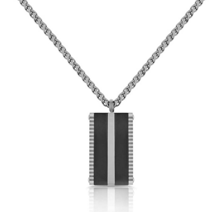 Collier Femme POLO SANTA BARBARA - Noir & Silver (SBJ-4-5001-2)