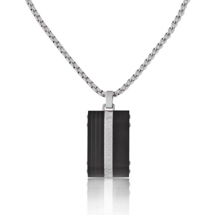 Collier Femme POLO SANTA BARBARA - Noir & Silver (SBJ-4-5003-2)