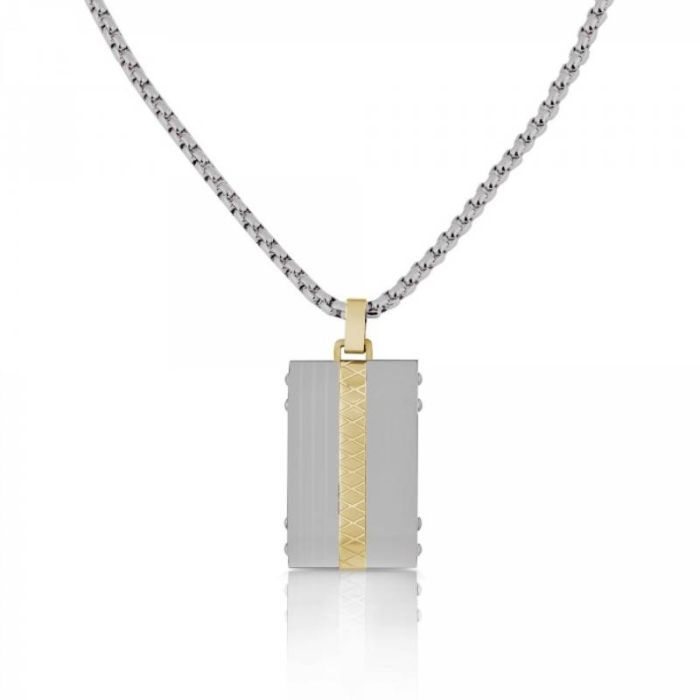 Collier Femme POLO SANTA BARBARA - Silver & Gold (SBJ-4-5003-3)