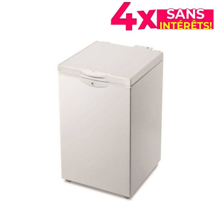 Congélateur Horizontal INDESIT OS140EX 170L - Blanc