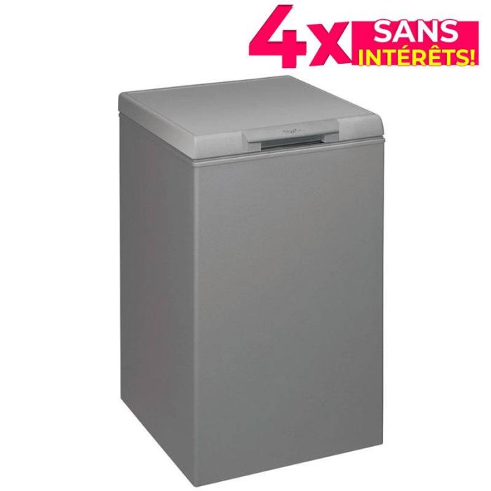 Congélateur Horizontal WHIRLPOOL CF16SA 103L - Silver