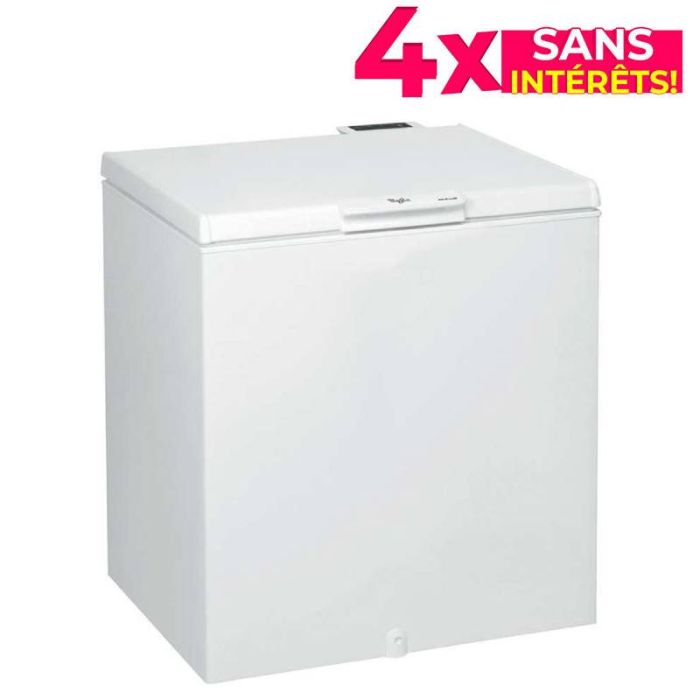 Congélateur Horizontal WHIRLPOOL CF28A 212L - Blanc