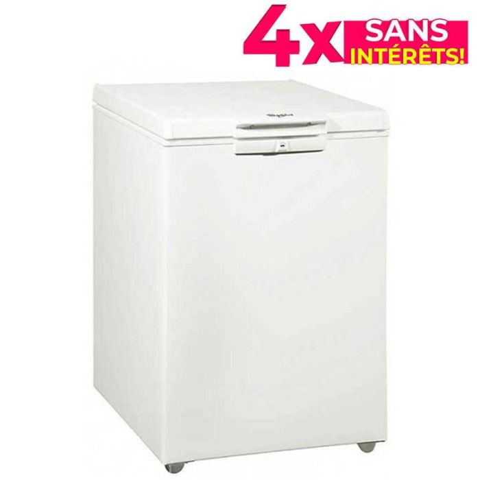 Congélateur Horizontal WHIRLPOOL WH141AE 170 L – Blanc