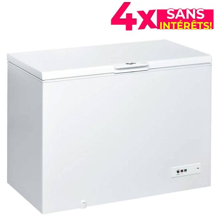 Congélateur WHIRLPOOL Horizontal CF430A 450 Litres - Blanc