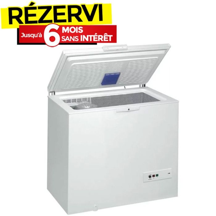 Congélateur WHIRLPOOL Horizontal CF350A2 400 Litres - Blanc