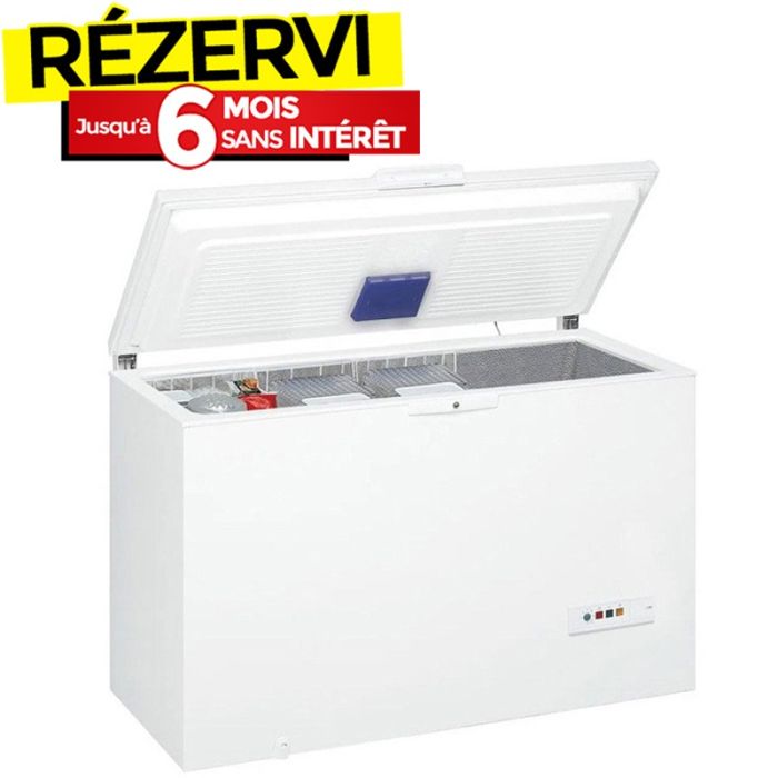 Congélateur WHIRLPOOL Horizontal WHM3911 500 Litres – Blanc