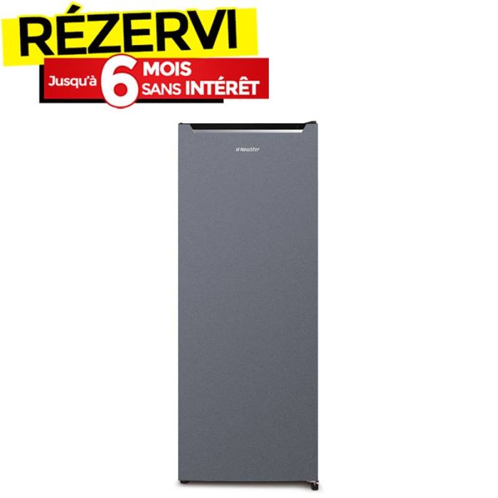 Congélateur Vertical NEWSTAR CV240S 168L DeFrost - Silver