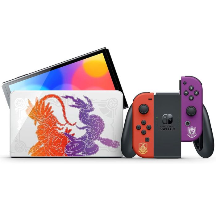 Console de Jeux NINTENDO Switch Oled - Edition Pokémon Écarlate&Violet