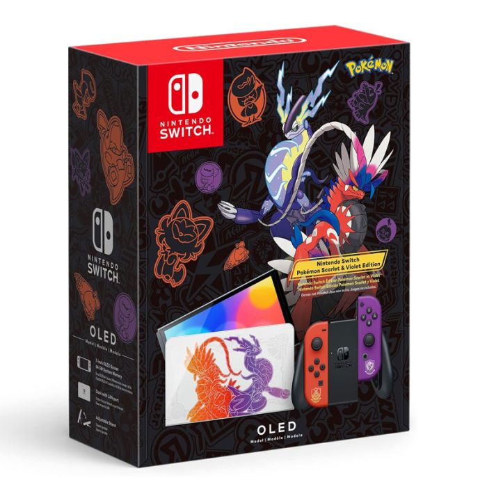 Console de Jeux NINTENDO Switch Oled - Edition Pokémon Écarlate&Violet