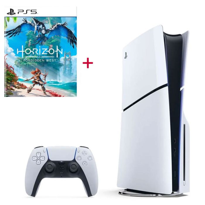 Console De Jeux SONY Playstation 5 Slim + Jeux Horizon II Forbidden West