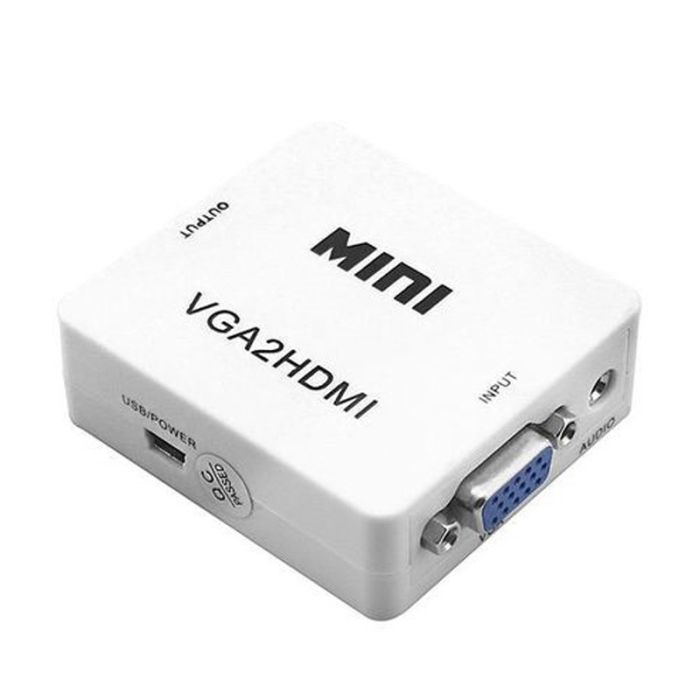 Convertisseur VGA Vers HDMI - Blanc