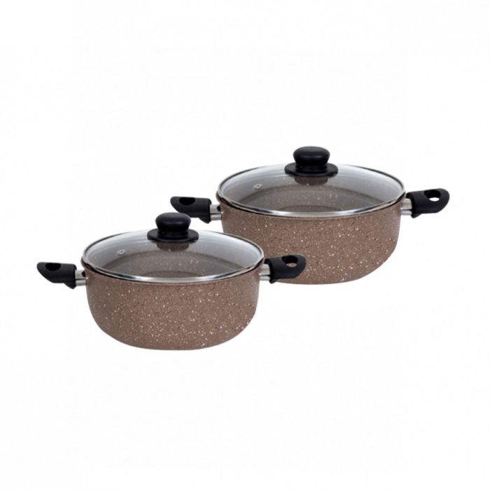 Set De 2 Faitouts COOK'ART 18cm&22cm - Brown