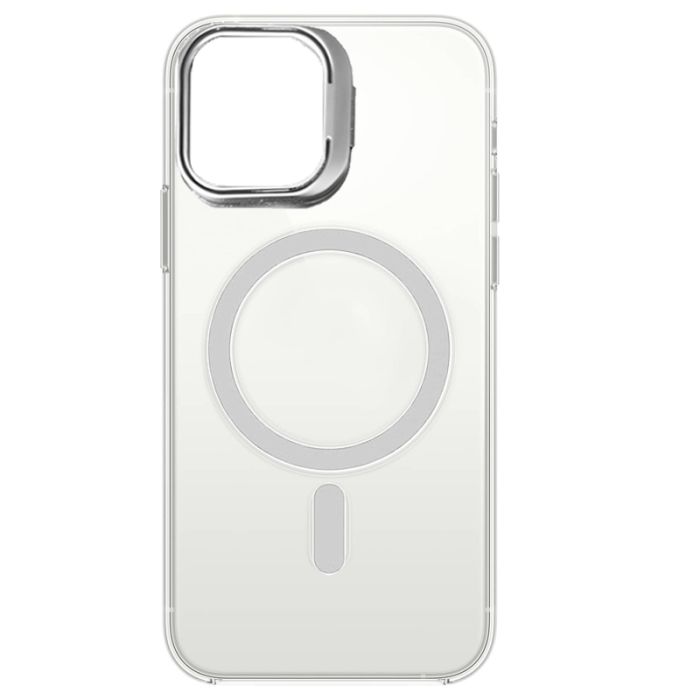 Coque Transparent Pour IPhone 13/14 Avec MAGSAFE Silver