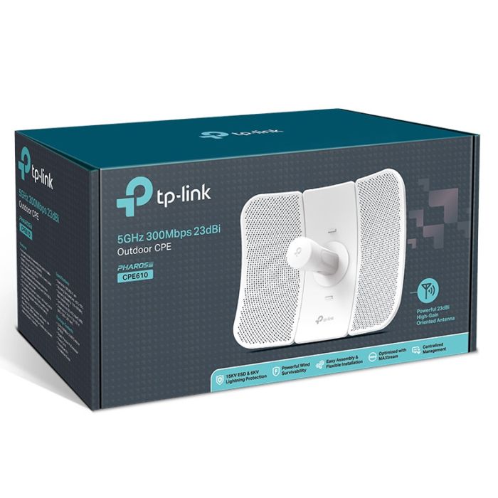 CPE Extérieur TP-LINK CPE610 300 Mbps 5 GHz 23 dBi